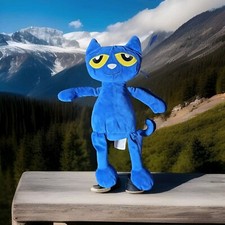 Pete The Cat Plush Kohls Cares Stuffed Animal 14" Soft Toy Blue Book Character