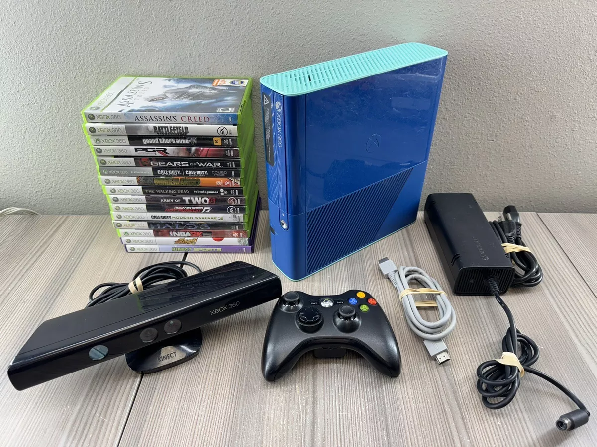 Restored Microsoft Xbox 360 500GB With Gears Of War 3 And Call Of