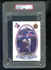 1987 Texas Rangers Wildfire Prevention Fire Safety #4 Mike Mason PSA 5 Card MLB