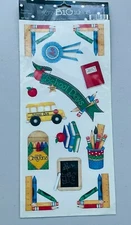 Vintage School Days Themed Stickers Sheet 1999 Me and My Big Ideas NEW