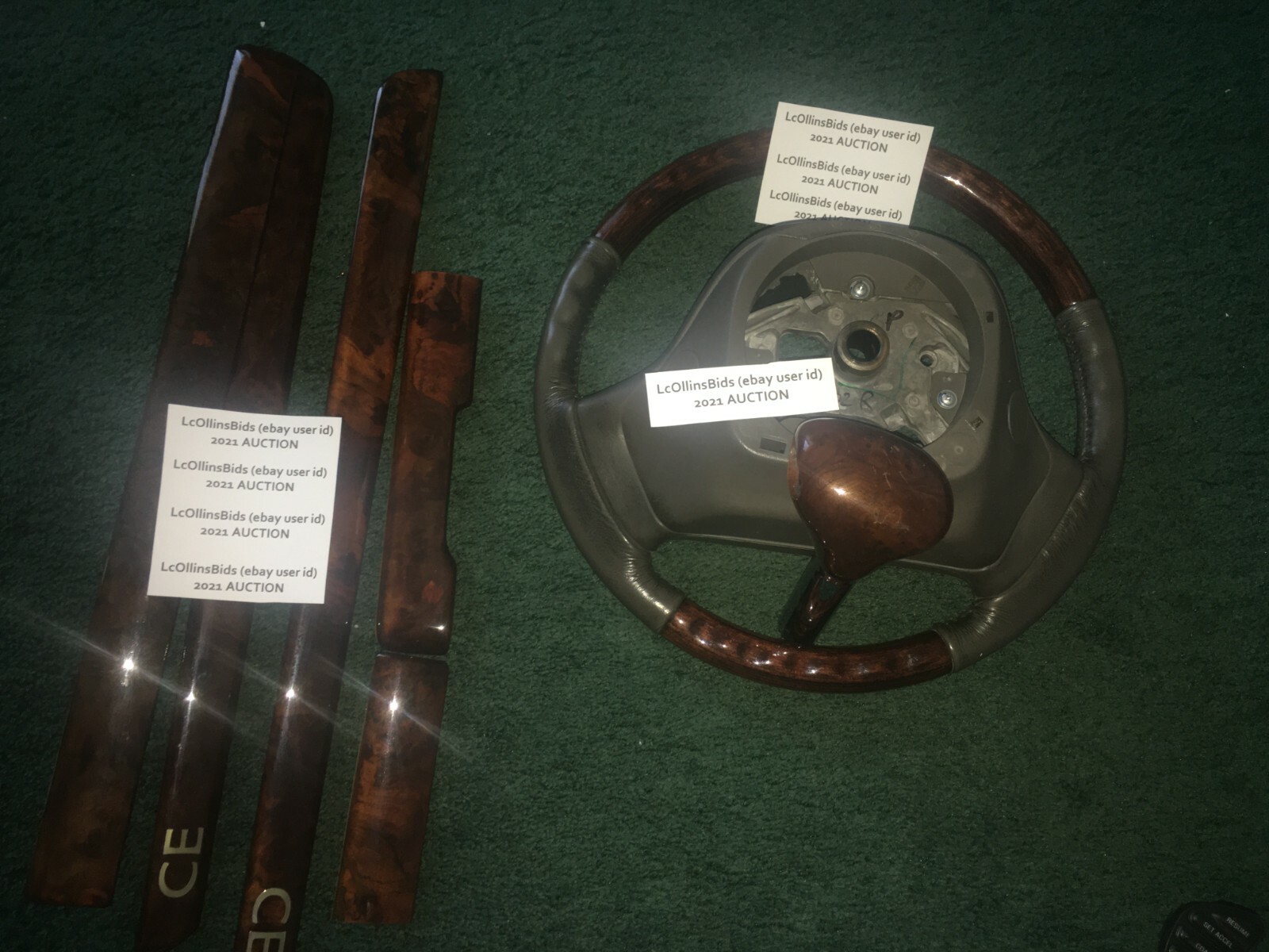 2002 Lincoln Continental Collector's Edition Wood Shift Knob Steering