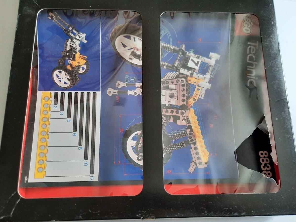 LEGO TECHNIC 8838 Motorbike BOX & INSTRUCTIONS ONLY 1992 | eBay