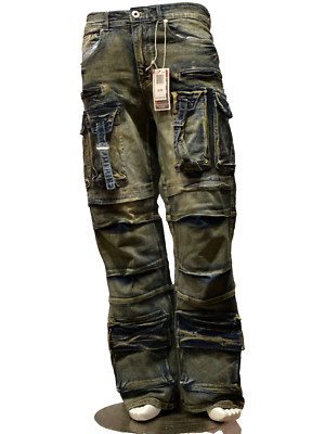 Men s Bleeker Bleeker Relaxed Fit Jeans Utility Denim (DK Indigo) Baggy D2543