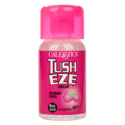 ANAL LUBRICANT,  CALEXOTICS, TUSH EZE,  STRAWBERRY SCENTED, EXTRA THICK. 6 OZ