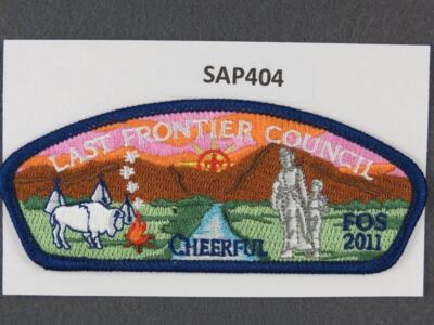 Last Frontier CSP 2011 Friends of Scouting Cheerful Blue Border