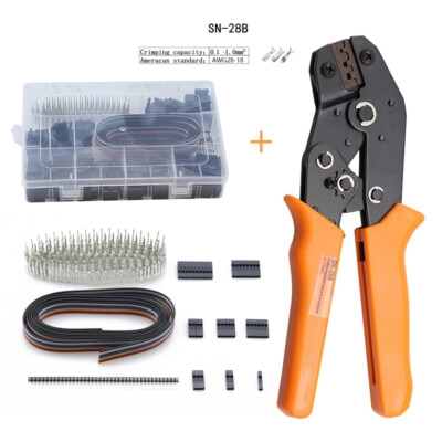 Dupont Connector Crimper Set met 1550 Stuks MS-ME10K, Veelkleurig