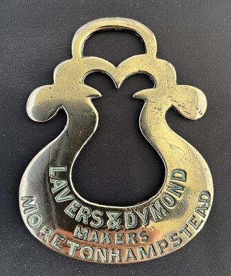 Lavers & Dymond Makers Moretonhampstead Pferd Messing