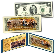 2026 Semiquincentennial USA 250th Anniversary July 4 DOI $2 Bill '76 Stamp Strip