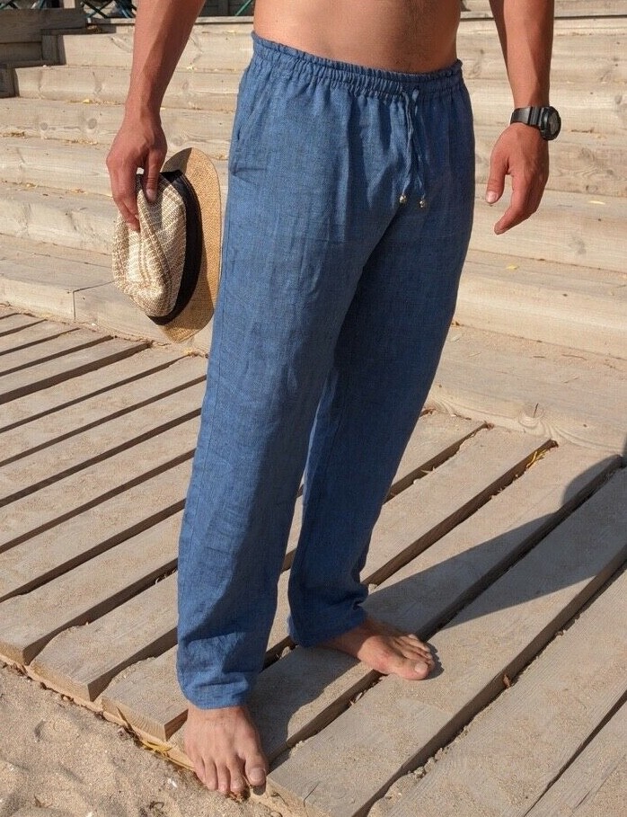 Mens Wide Leg Yoga Pants