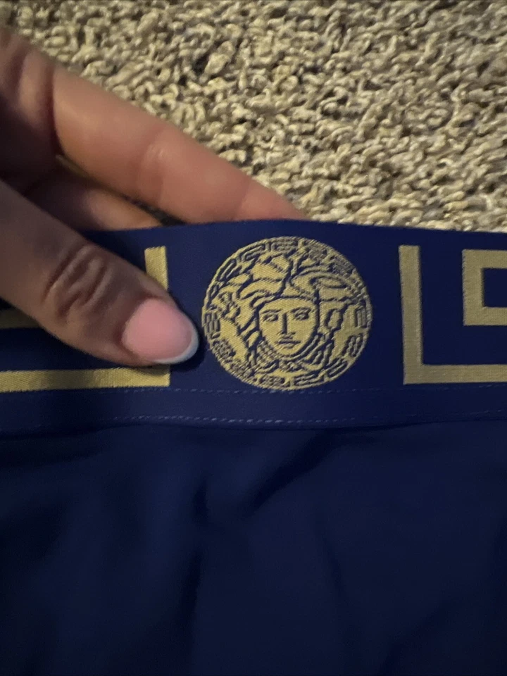 Roupa íntima VERSACE AUD01050 A232741 azul tamanho 1 Xs - Imagem 4 de 4