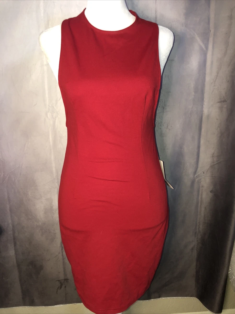 Maroon tank sale dress
