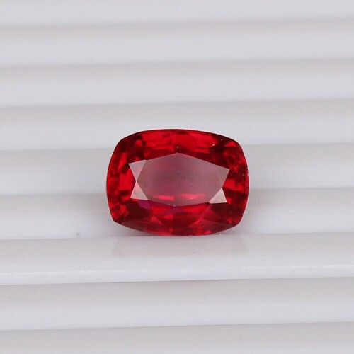 Blood Red Ruby Cushion Cut 5.70 Ct. Mozambique Gemstone
