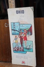 Vintage Marathon Oil Map of Ohio