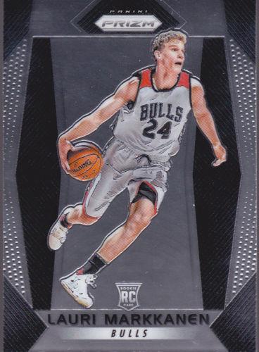 2017-18 PANINI PRIZM LAURI MARKKANEN BASE ROOKIE RC #247 ARIZONA NEW TO JAZZ HOT