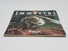 The Immortal Authentic Original NES Nintendo Manual Only *tear