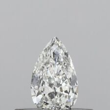 Brilliant Pear Cut 5 x 3 mm GIA Certified 0.26 Ct Natural Diamond F/SI2 Grade 2184.62 per carat