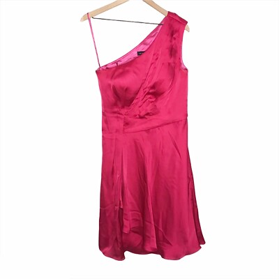le chateau pink dress Two dresses Hot pink le chateau dress and blue Bebe one shoulder size med