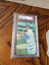 1970 TOPPS SUPER METS TOMMIE AGEE #42 PSA GRADED 4 BASEBALL CARD VG-EX