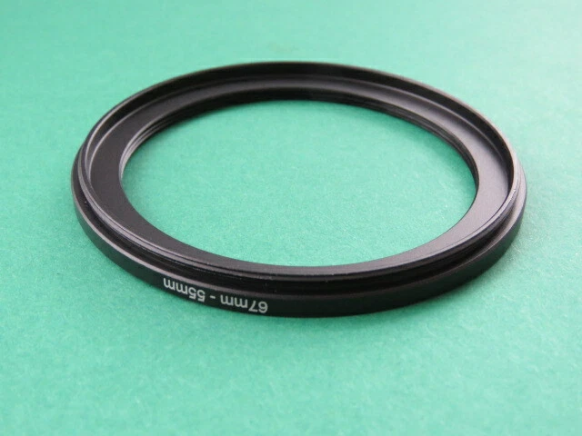 67mm-55mm 67-55 Stepping Step Down Male-Female Filter Ring Adapter 67mm-55mm  - Image 2 of 2