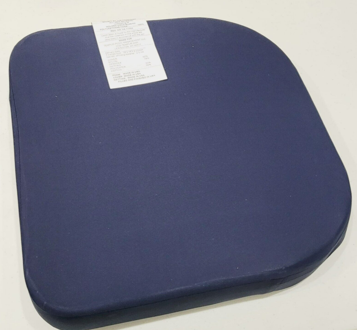 TEMPUR-PEDIC Memory Foam Cushion for Home Office Car Travel Firm