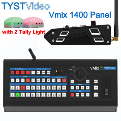 TYST vMix 1400 Panel Wireless Director Video Switcher Panel with 2 Tally Lights
