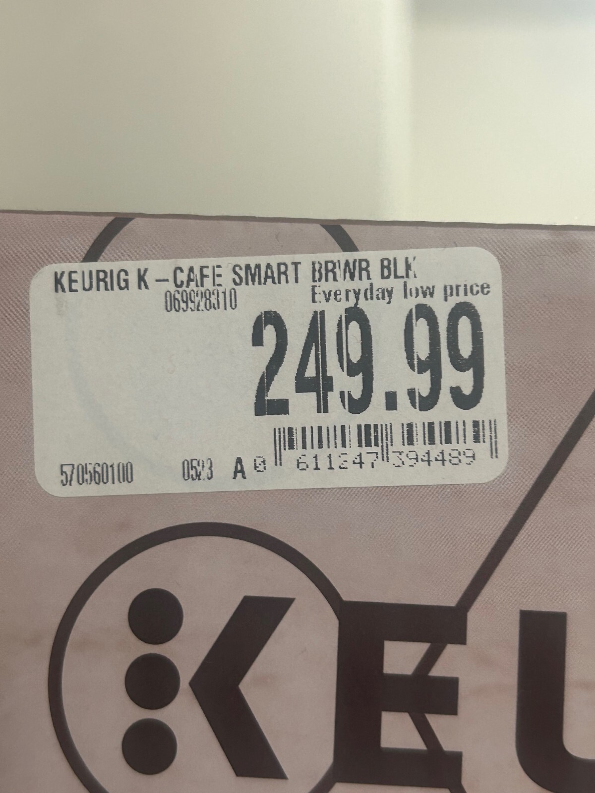 Keurig K-Caf&eacute; Smart Single Serve Coffee Maker - Black