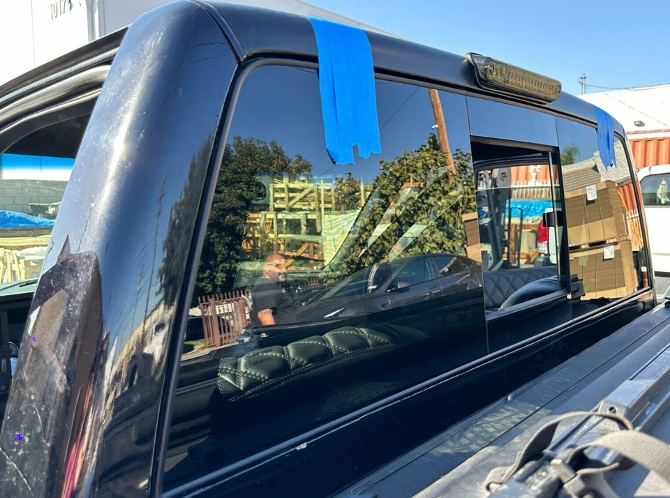 Fits 1988-2000 GMC Pickup C&K 2500, 3500 Back Glass Manual Sliding Window - Image 3 of 4