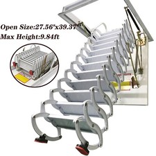 Attic Stairs 9.8Ft Pull Down Folding Ceiling ...