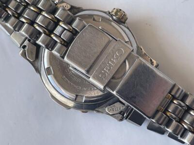 SEIKO SCUBA 200m 3E25-0A30 Stainless Steel Base Metal Wristwatches