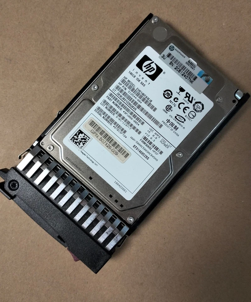 512547-B21 512744-001 146GB 2.5" 15K dual port sas hard drive test - Image 3 of 4