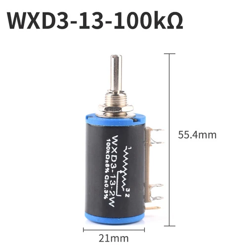 WXD3-13-2W Multiturn Wirewound Potentiometer 10 turn Variable Precision100-100KΩ - Picture 23 of 26