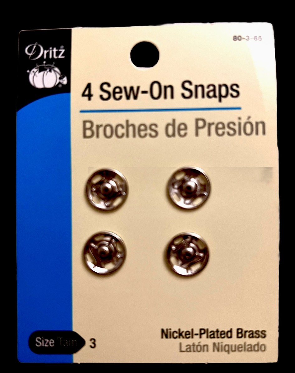 Sew On Snaps - Size 10 in Nickel – Brooklyn Craft Company