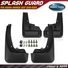 4x Front & Rear Mud Flaps Splash Guards Fender for Nissan Armada 2017 2018-2024