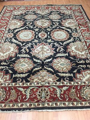 8' x 10'1'' New Pakistani Peshawar Oriental Rug - Hand Made - Veg Dye - 100% Wool