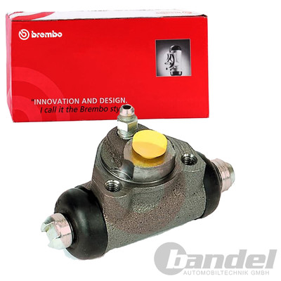 BREMBO RADBREMSZYLINDER TROMMELBREMSE passend für FIAT 500 600 | A 12 724