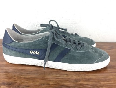 Gola specialist blue suede mens size 12 retro low top sneakers casual CMA145