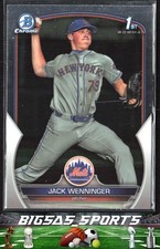 2023 Bowman Draft Jack Wenninger #BDC-68 New York Mets