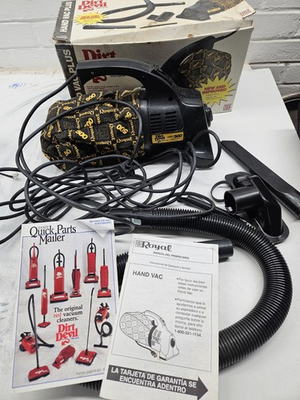 #ad Dirt Devil Royal 500 Series Hand Vac 25#x27; Cord With Attachments $37.50