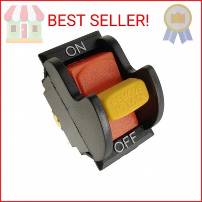 SW7A Table Saw On-Off Toggle Switch Replacement for Delta 489105-00 & Ryobi 4602