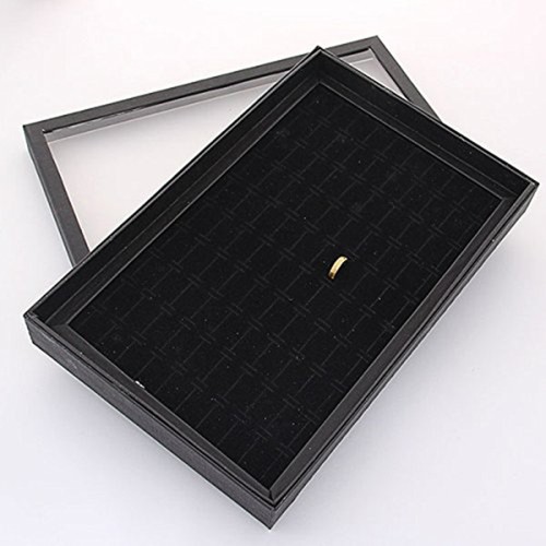 100 Slot Ring Accessories Box for Rings Jewel Case Ear Studs Display Storage - Picture 4 of 5