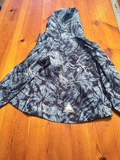 LL Bean Jacket Girls SZ 4Y Coat Full Zip Hood Nylon Long Sleeve Tie Dye Blue G10