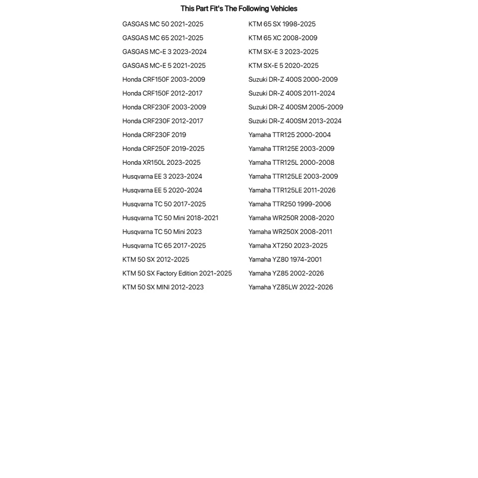 Cabezal de repuesto de llave dinamométrica de radios Tusk 5,6 mm para HONDA CRF230F 2003-2009 Foto 4 de 4