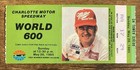 NASCAR Charlotte Motor Speedway May 26, 1985 Ticket Stub Winner Darrell Waltrip