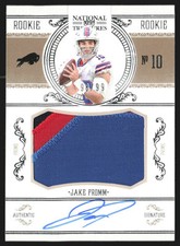 2020 National Treasures CO Rookie Patch Auto 98/99 Jake Fromm RPA #205 R6220J