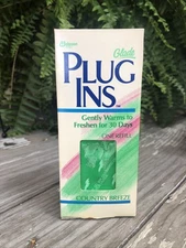 Vintage GLADE Plug Ins Country Breeze 1 Refill NOS New In Box SC Johnson 1988