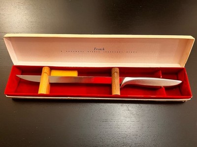 Vintage Gerber Legendary Blades French Carving Knife In Original Box