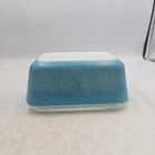 Vintage Pyrex 0502 Butter Dish with Milkglass Lid