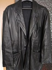 Dakota Industries Echt Leder Herren Kurzmantel Sehr Weiches Gr. L Sehr Gut