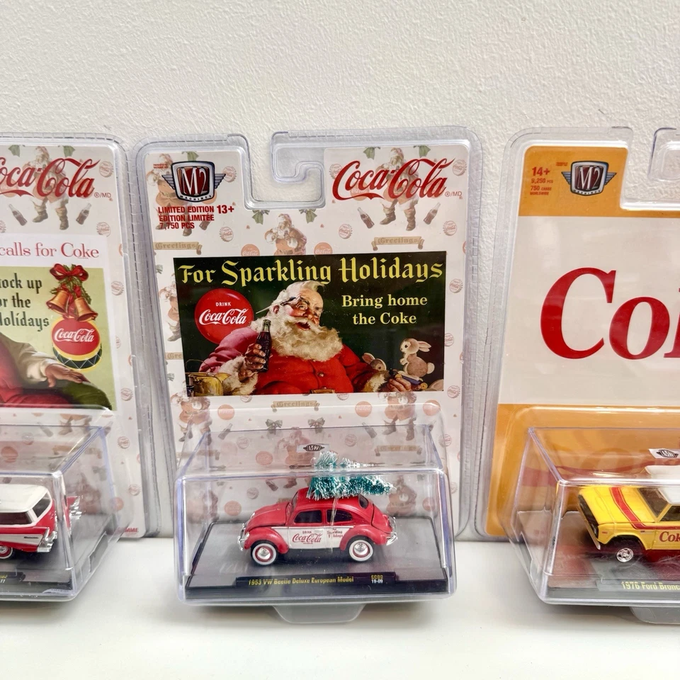 M2 Machines Coca cola van, truck, wagon Lot of 14 different variation - Image 3 of 4