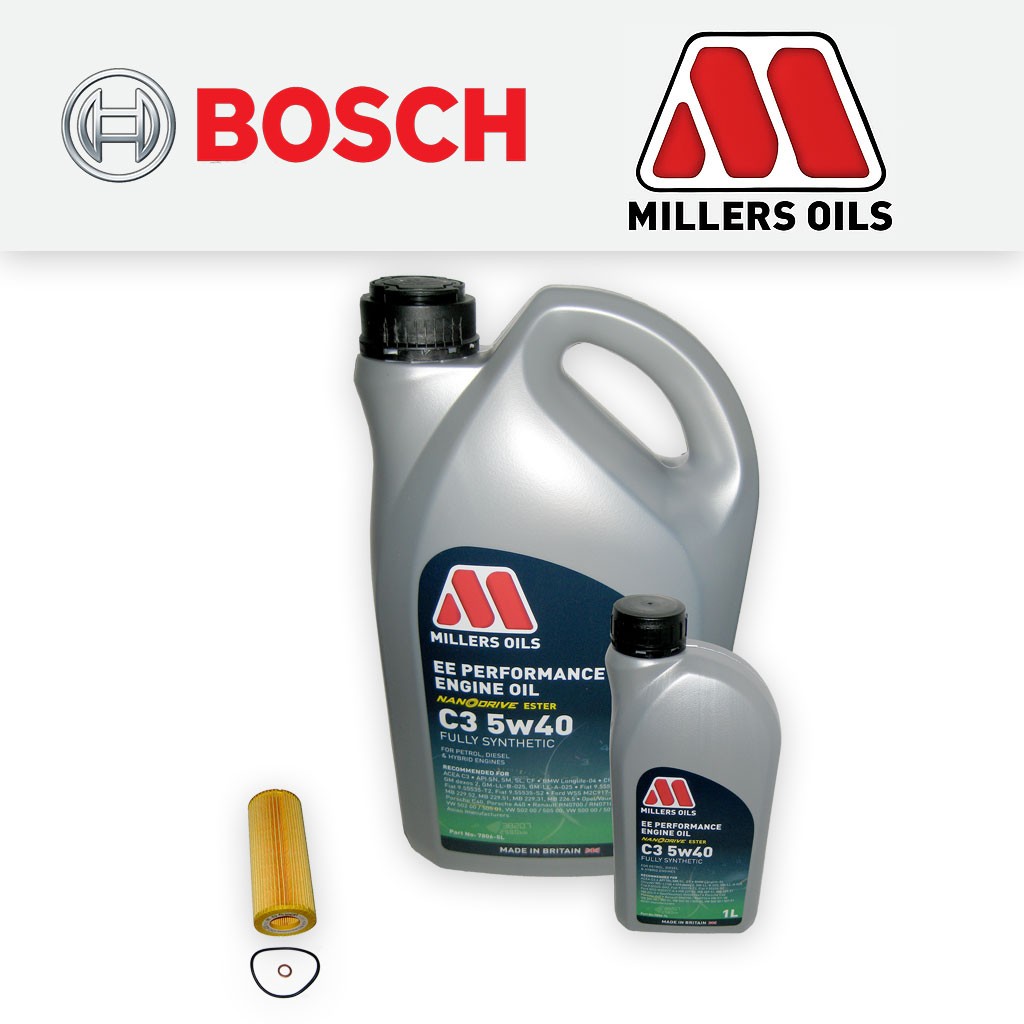 SERVICE KIT for BMW 3 SERIES 320D M47 E90 E91 OIL FILTER +6L OIL (2005-2007)